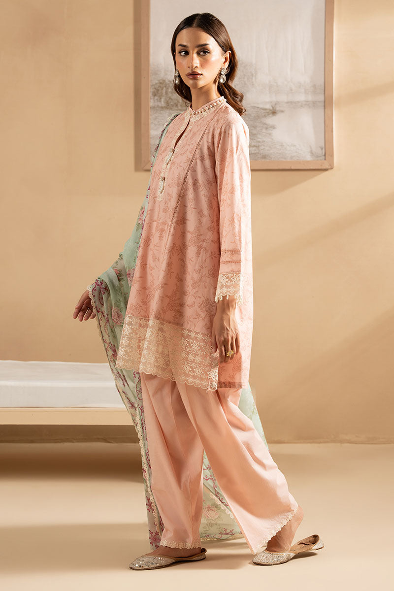 ROSE BLEND- 3PC EMBROIDERED LAWN SUIT