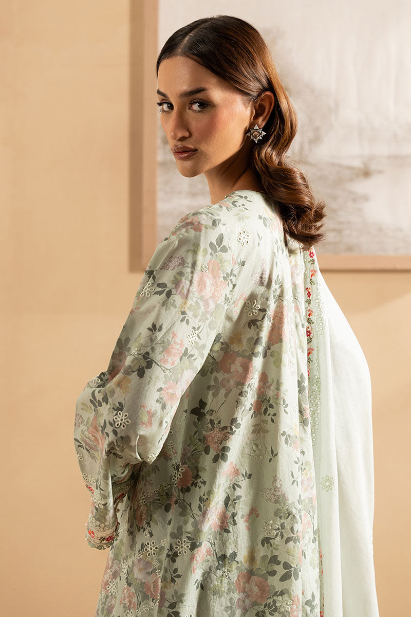 DEWY MEADOW- 3PC EMBROIDERED LAWN SUIT