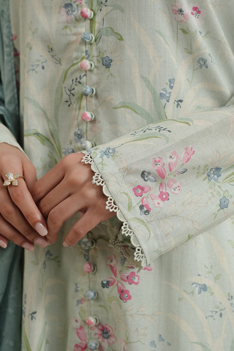 FLORAL GLINT-3PC PRINTED LAWN SUIT