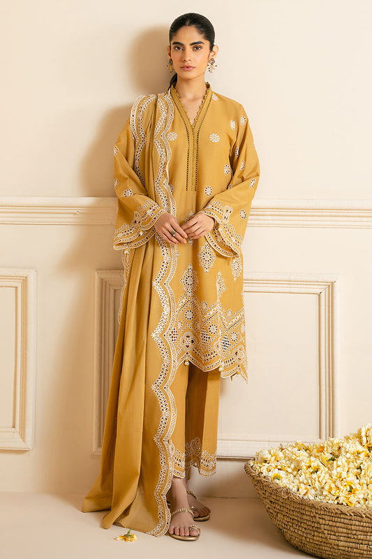 MEADOW GOLD-3PC (SHIRT, TROUSER & DUPATTA)