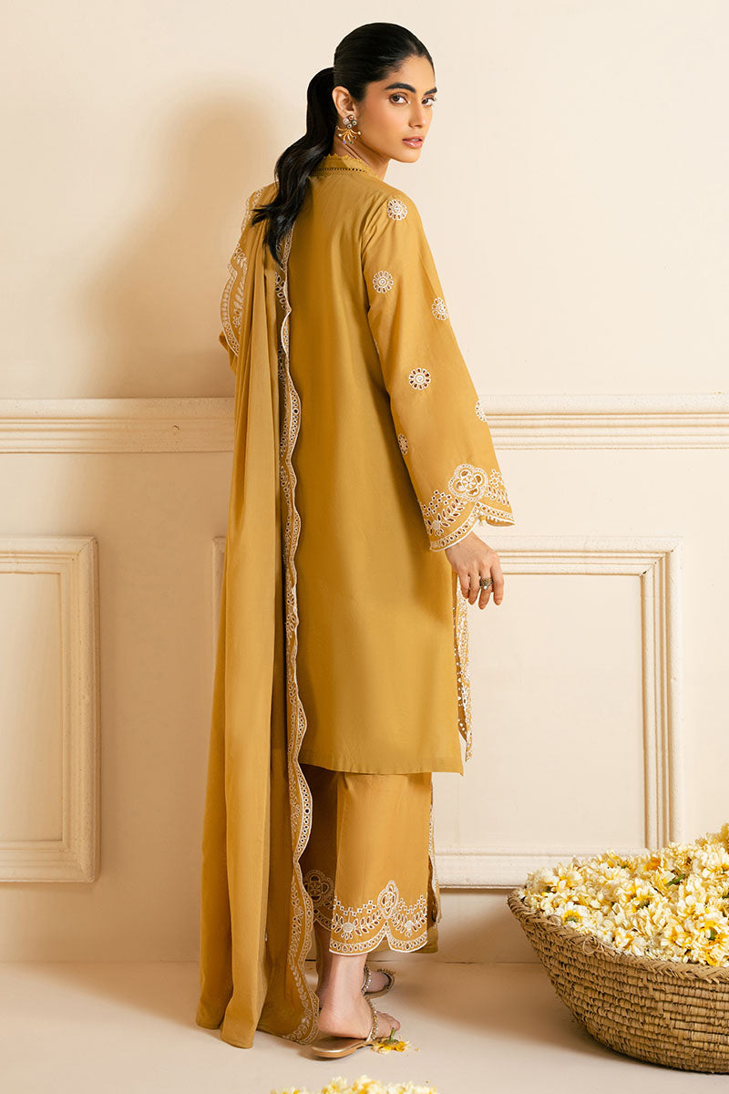 MEADOW GOLD-3PC CHIKANKARI SUIT
