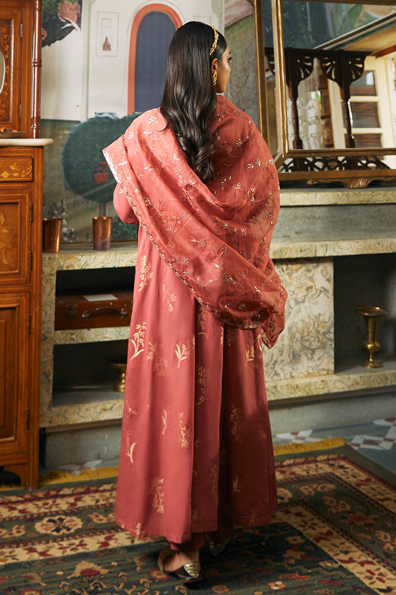 SANGEETA-2 PIECE JACQUARD EMBROIDERED SUIT