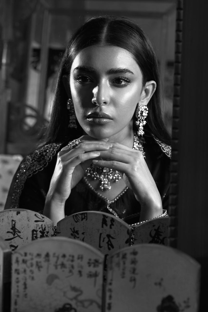 ALMAS-3 PIECE JACQUARD EMBROIDERED SUIT