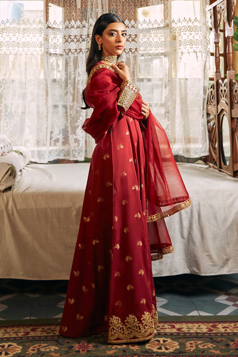 JASHAN E BAHARAN -2 PIECE JACQUARD EMBROIDERED SUIT