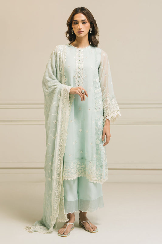 MINT FLO-3 PC (SHIRT, DUPATTA & TROUSER)