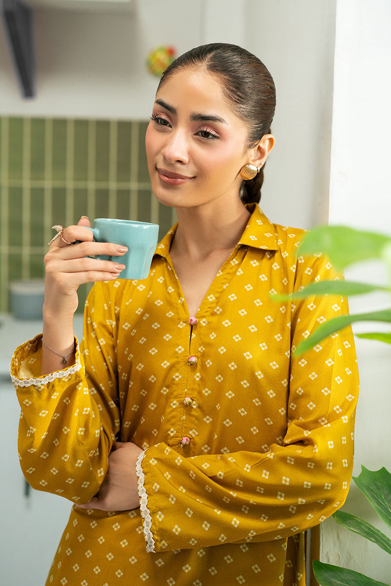SUNSET FLORA-2PC (SHIRT & TROUSER)