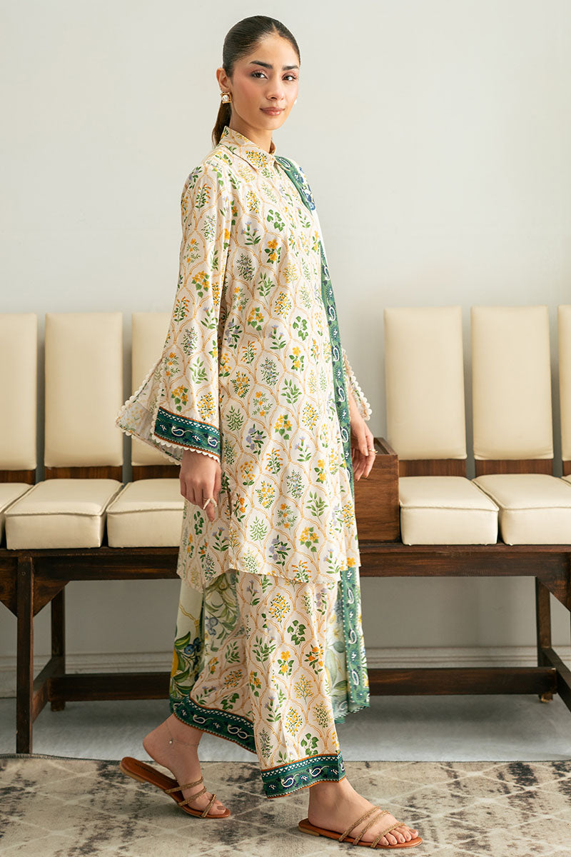 LEMON DROP-3PC (SHIRT, TROUSER & DUPATTA)