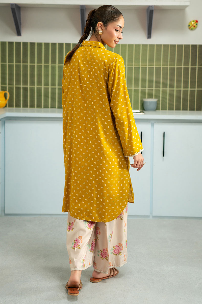 SUNSET FLORA-2PC (SHIRT & TROUSER)