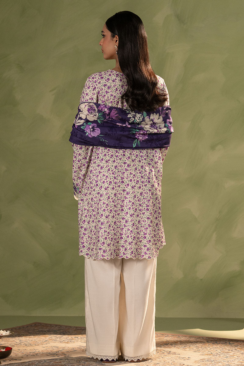 LAVENDER FRAME-3 PIECE PRINTED MARINA SUIT