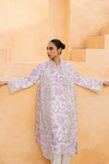 PRISTINE PEARL SILK PRINTED SHIRT