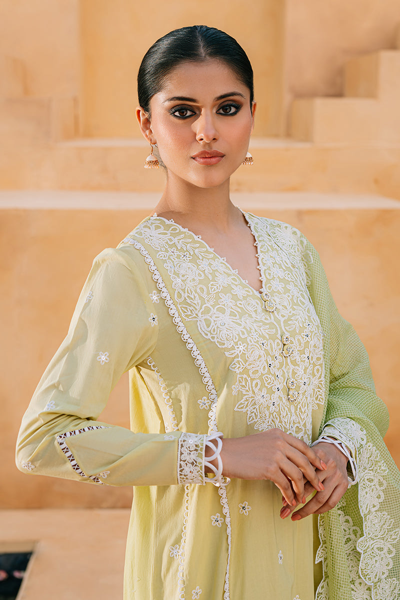 LIME WHISPER-2 PIECE (SHIRT & DUPATTA)