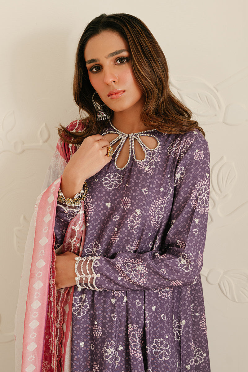 MISTIC FLORID-3PC SILK EMBROIDERED SUIT
