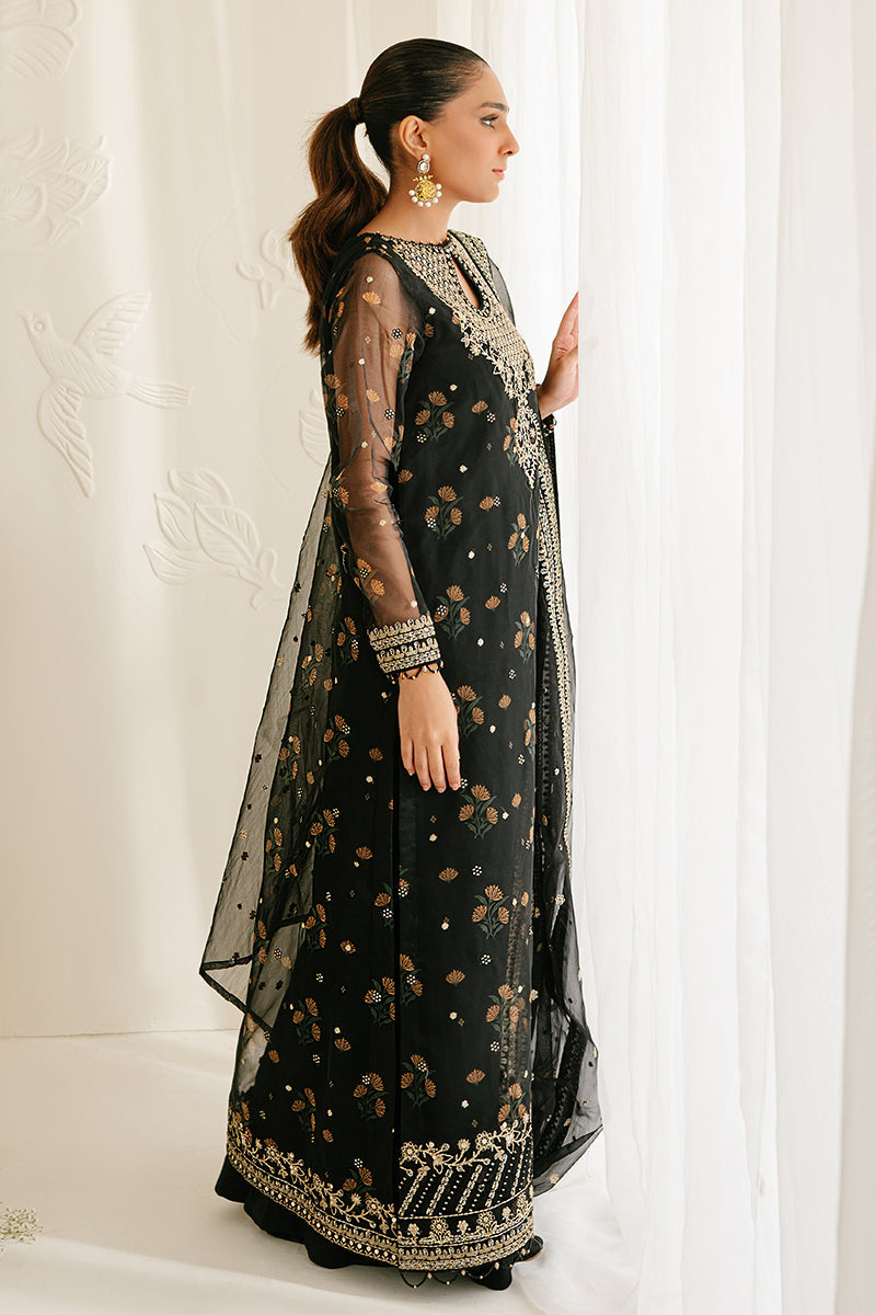 BRISTOL RAVEN-4PC ORGANZA EMBROIDERED SUIT