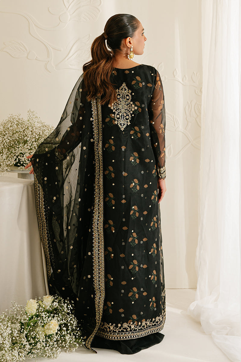 BRISTOL RAVEN-4PC ORGANZA EMBROIDERED SUIT