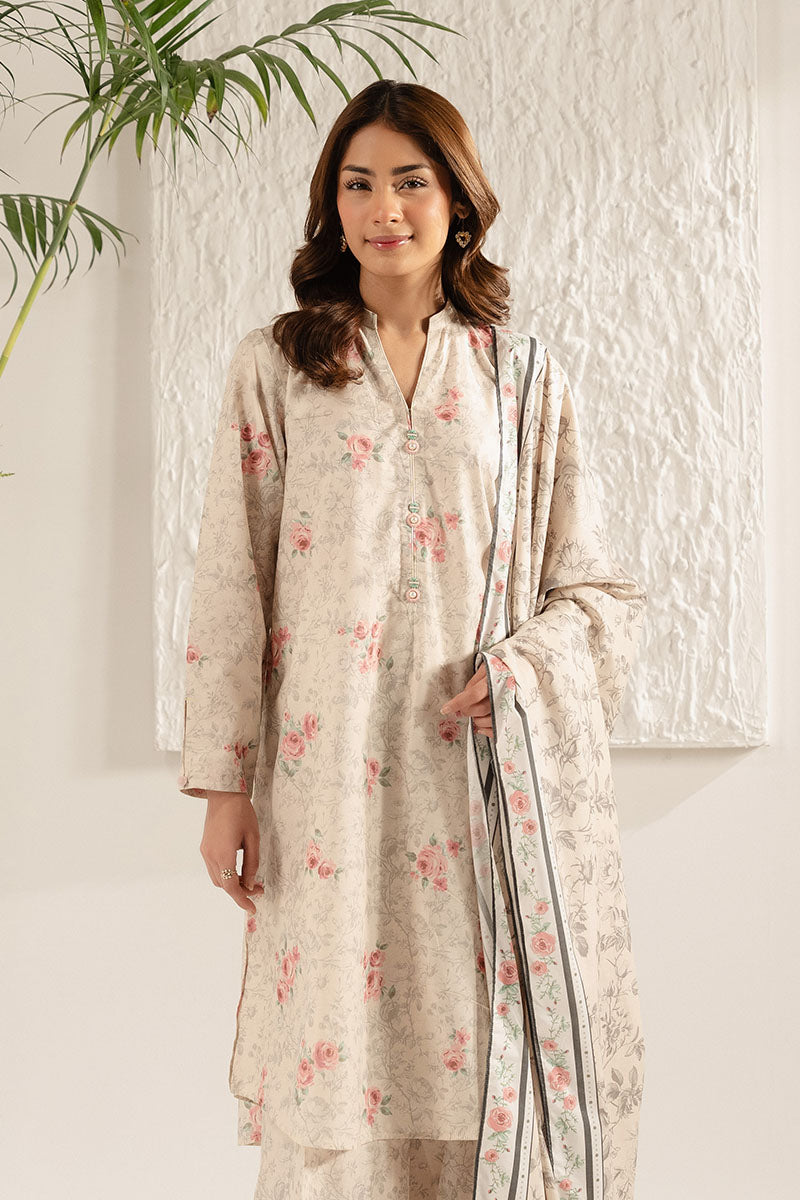PRIME BLOSSOM-3PC (SHIRT, TROUSER & DUPATTA)