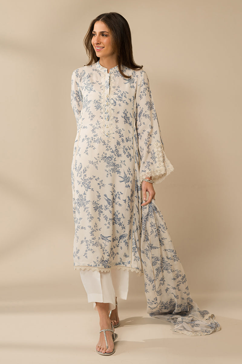 RADIANT POTTERY 2PC (SHIRT & DUPATTA)