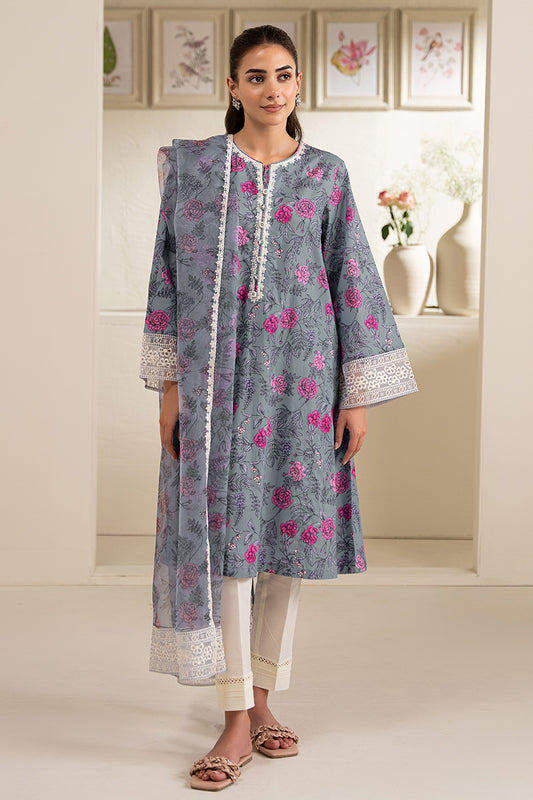 INDIGO GARDEN-2 PC (SHIRT & DUPATTA)