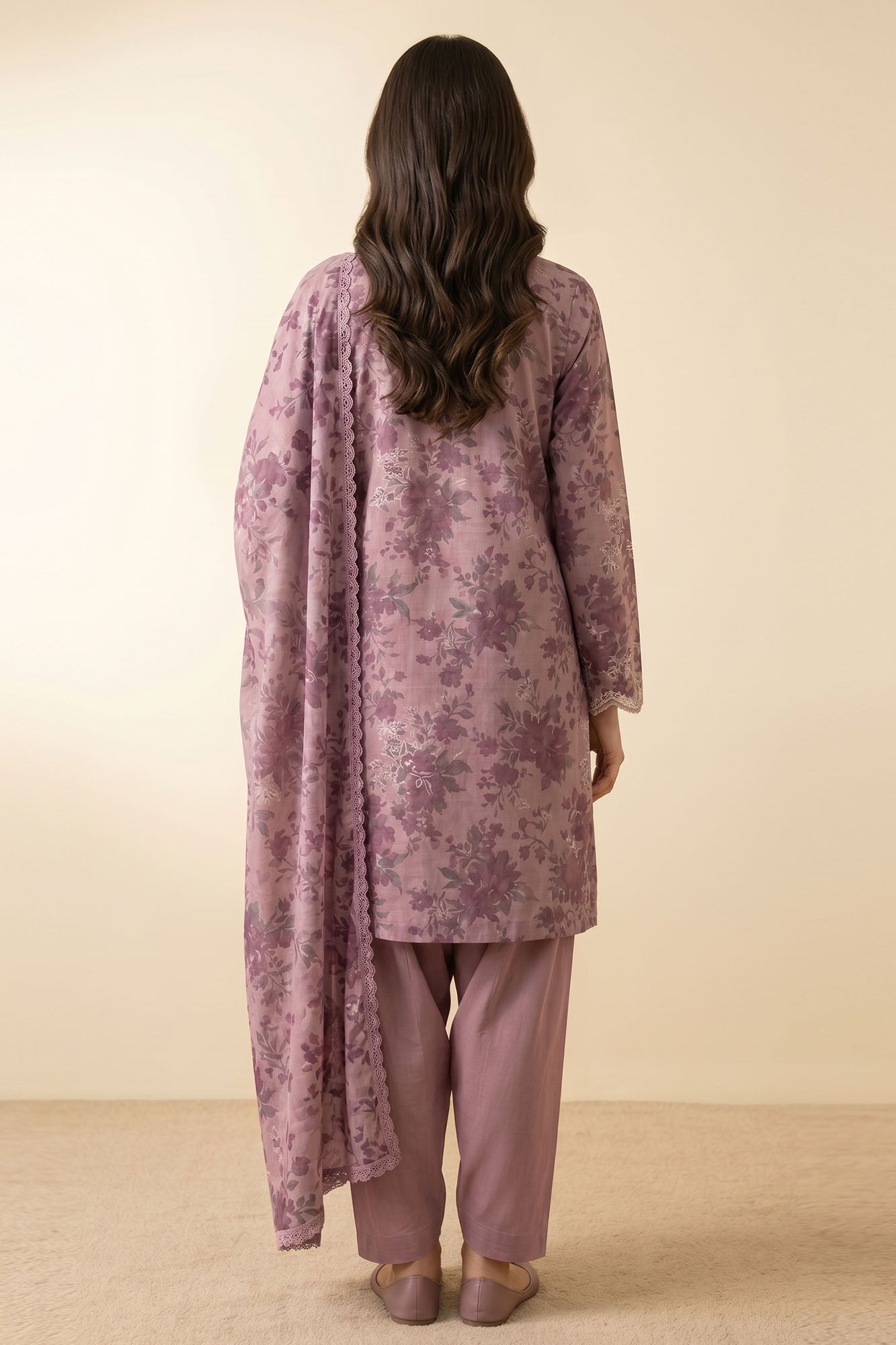 PETAL POSH-3 PIECE PRINTED LAWN SUIT
