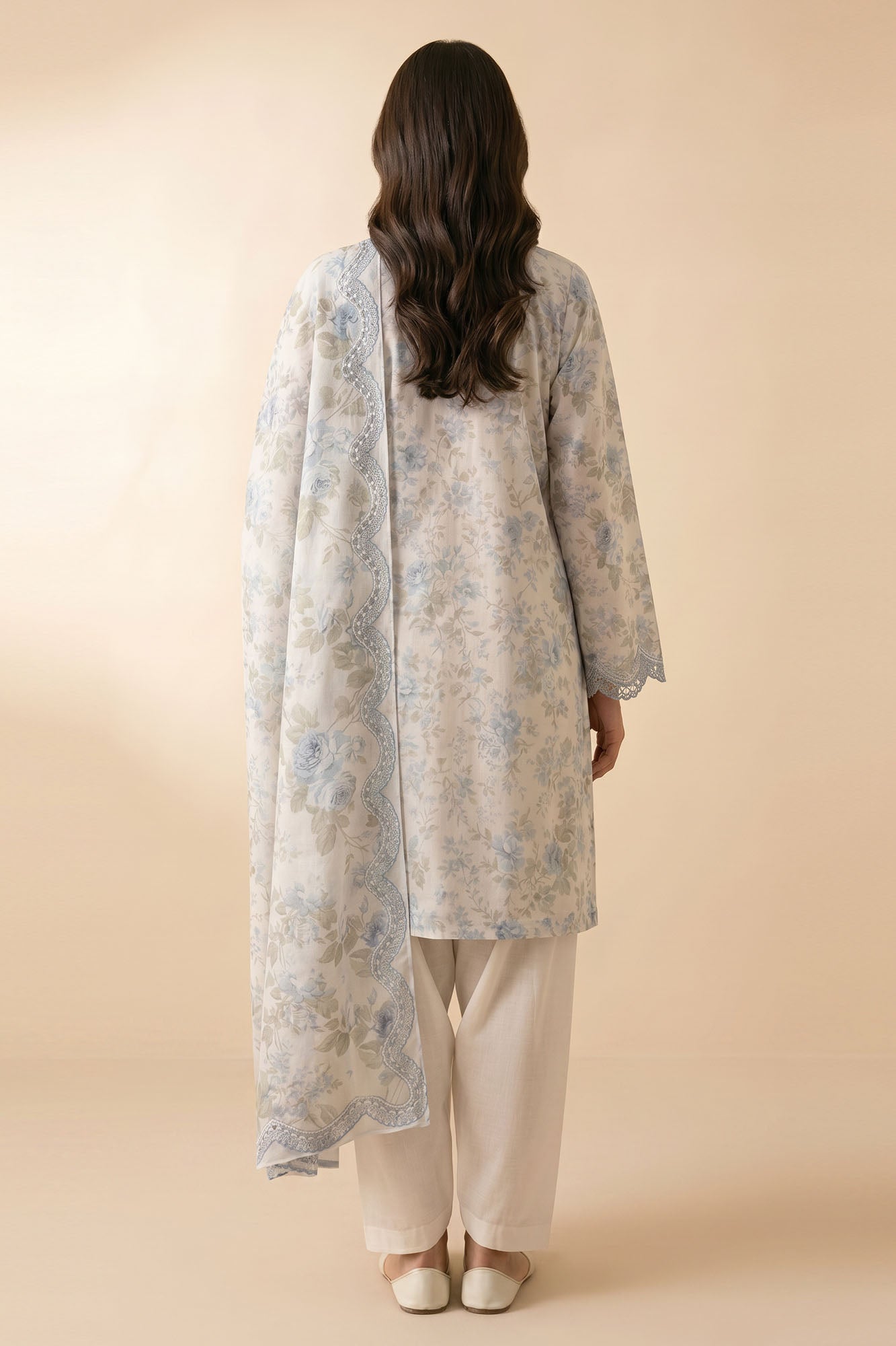 FLORAL OPULENCE-3 PIECE PRINTED LAWN SUIT