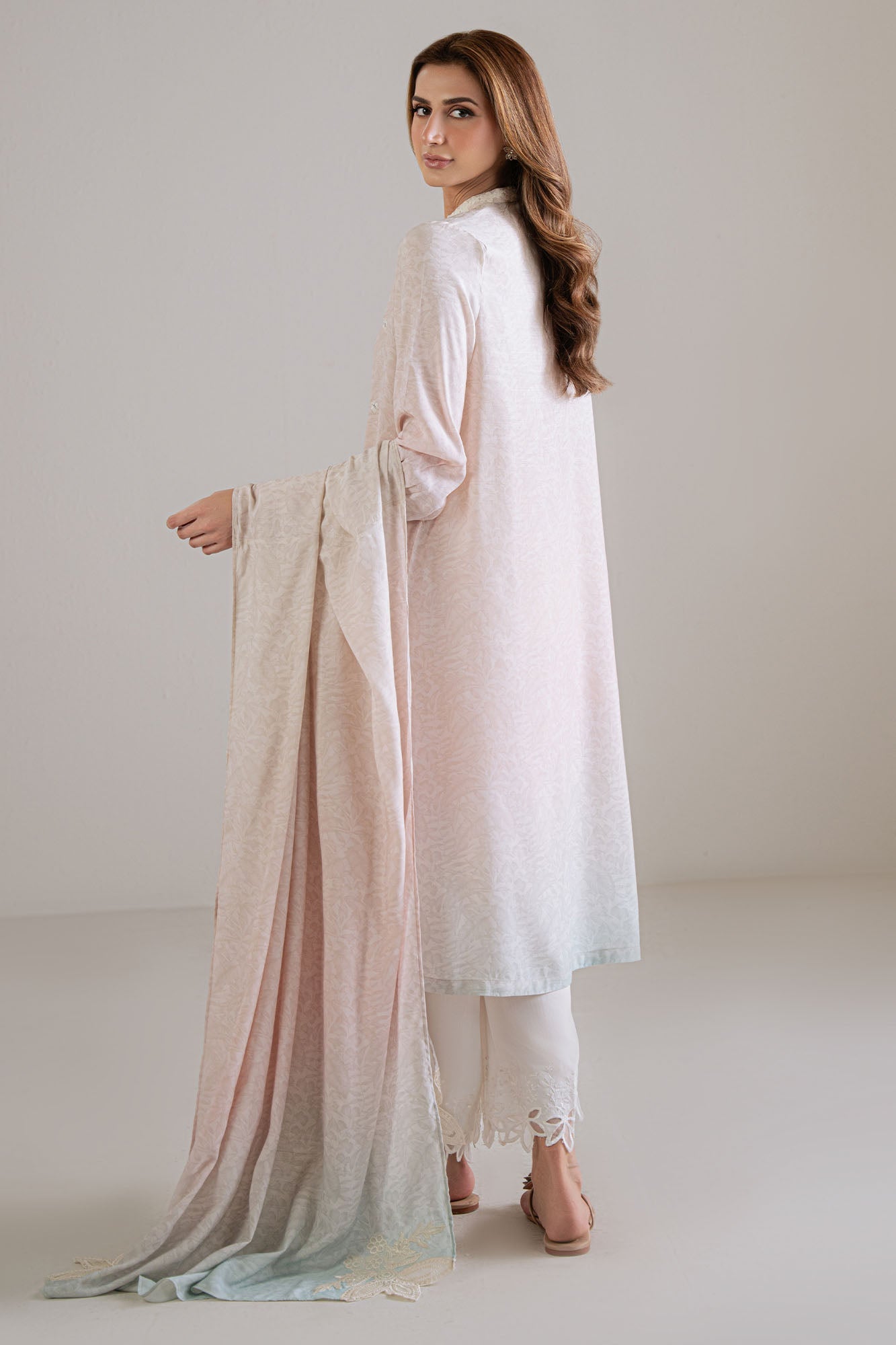 DUSTY PETAL-2PC (SHIRT & DUPATTA)