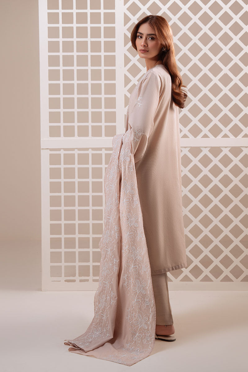 MOCHA VEIL-2PC (SHIRT & DUPATTA)