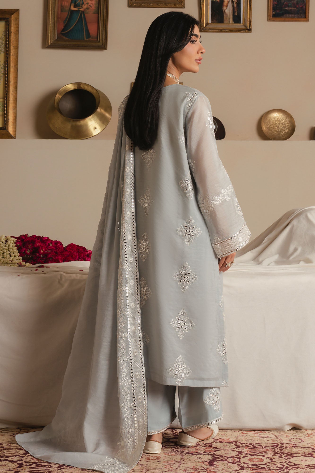 ARCTIC FROST -3PC (SHIRT, TROUSER & DUPATTA)