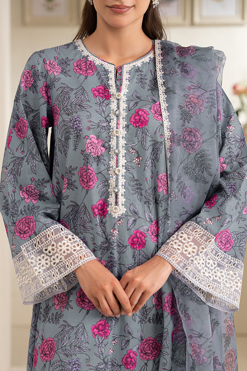 INDIGO GARDEN-2 PC (SHIRT & DUPATTA)