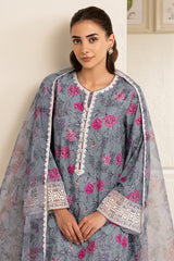 INDIGO GARDEN-2 PC (SHIRT & DUPATTA)