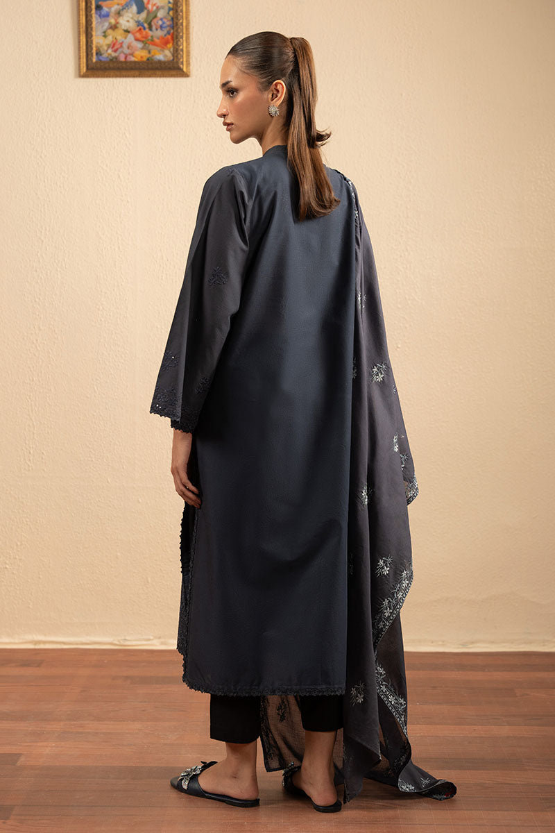 DARK SAPPHIRE-2PC (SHIRT & DUPATTA)