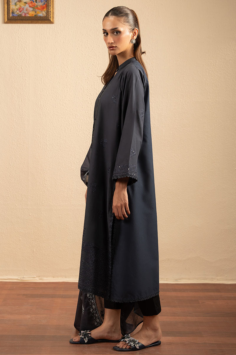 DARK SAPPHIRE-2PC (SHIRT & DUPATTA)
