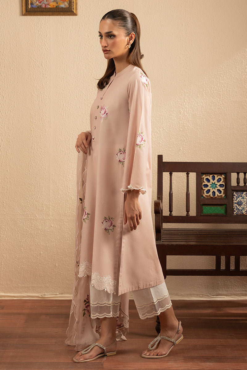 DUSTY PINK-2PC (SHIRT & DUPATTA)