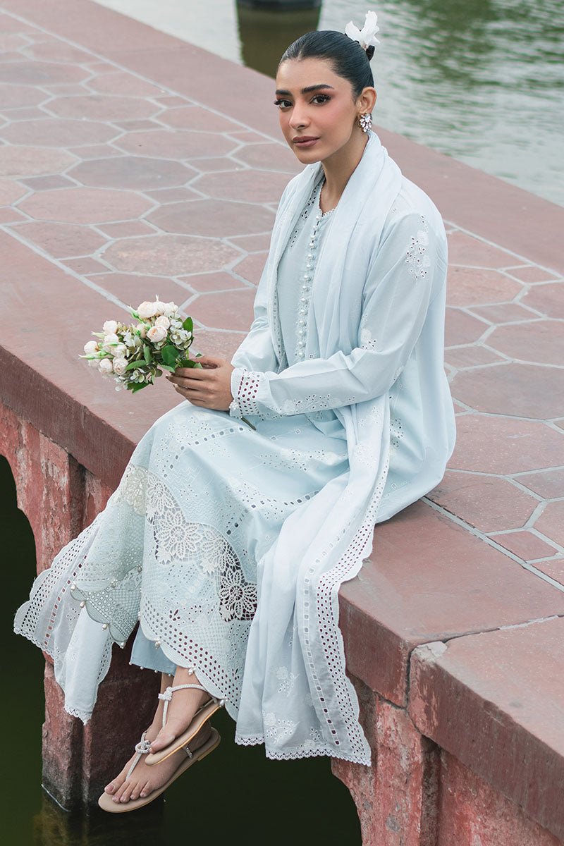 AQUA HAZE-3PC (SHIRT, TROUSER & DUPATTA)