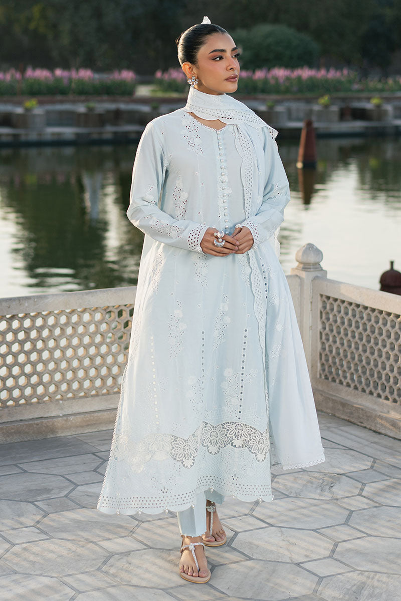 AQUA HAZE-3PC (SHIRT, TROUSER & DUPATTA)