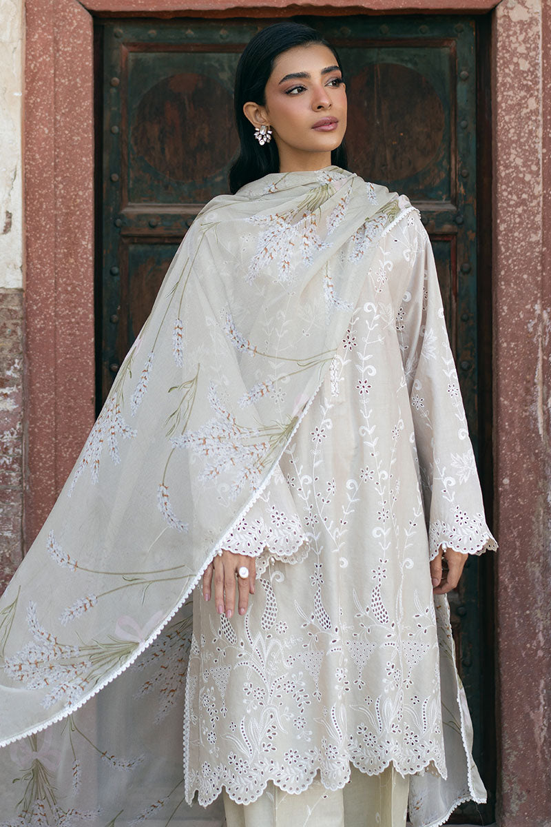 GARDEN CHARM-3PC CHIKANKARI SUIT