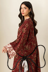 FLORAL SYMPHONY-2PC LINEN PRINTED SUIT