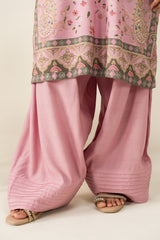 LILAC IMPRESSION-2PC LINEN PRINTED SUIT