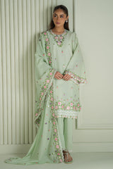 VERDENT BLOOM- 3PC EMBROIDERED LAWN SUIT