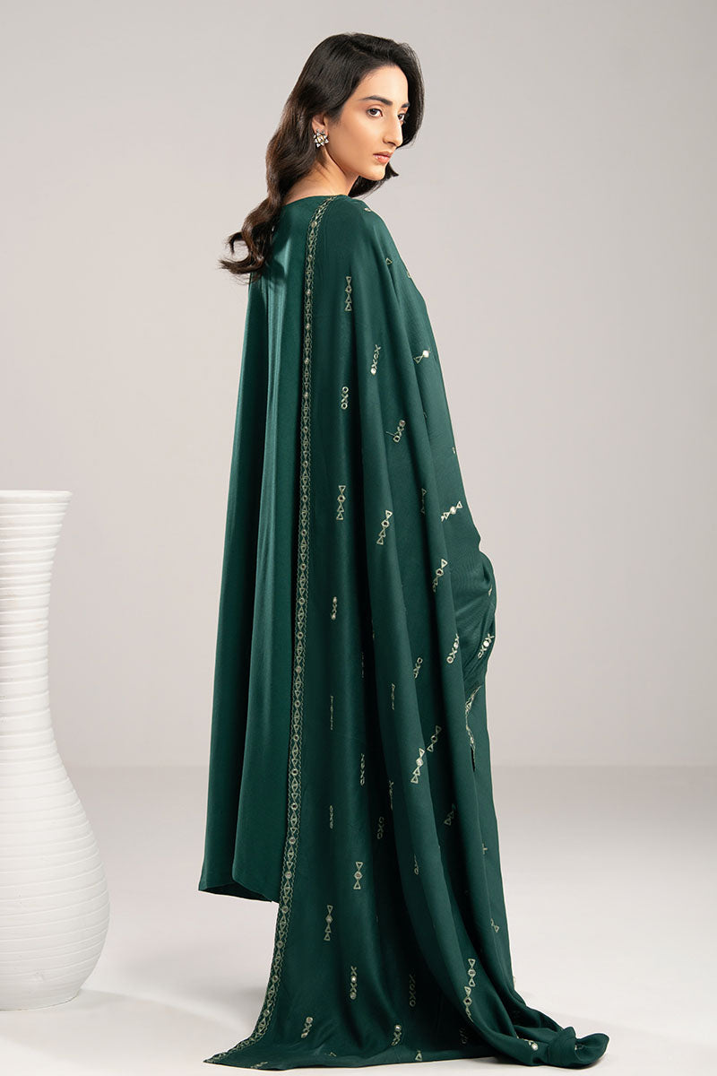 GREEN DROP-2PC(SHIRT & DUPPATA)