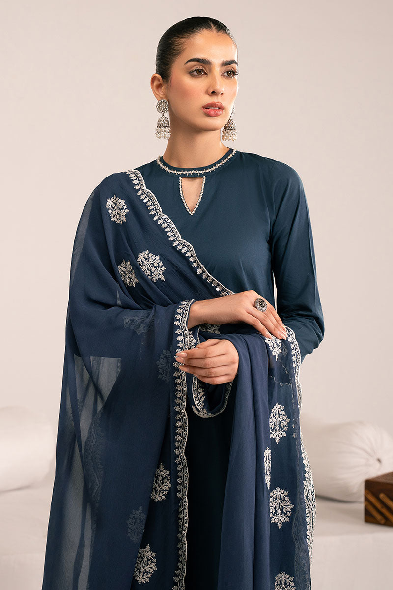 DARK ENCHANTMENT-2PC (SHIRT & DUPATTA)