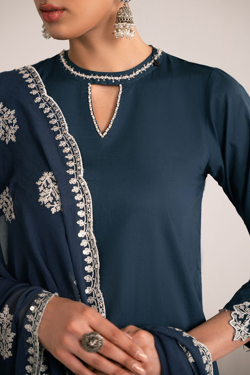 DARK ENCHANTMENT-2PC (SHIRT & DUPATTA)