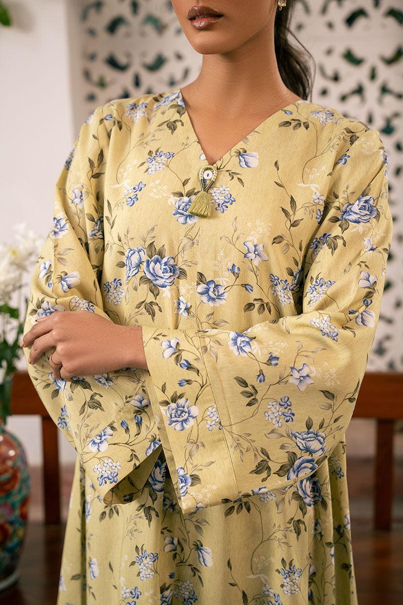 VERDANT FLORA-2 PIECE PRINTED LINEN SUIT