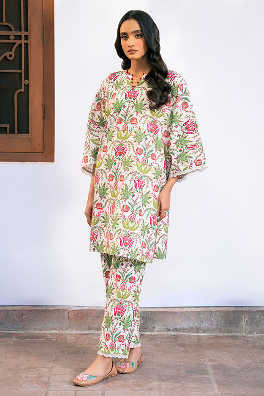 IVORY TALE-2 PIECE PRINTED KHADDAR SUIT