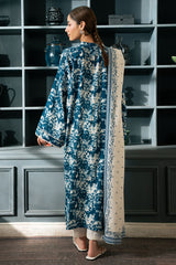 BLUE BLOOM-2PC (SHIRT & DUPPATA)