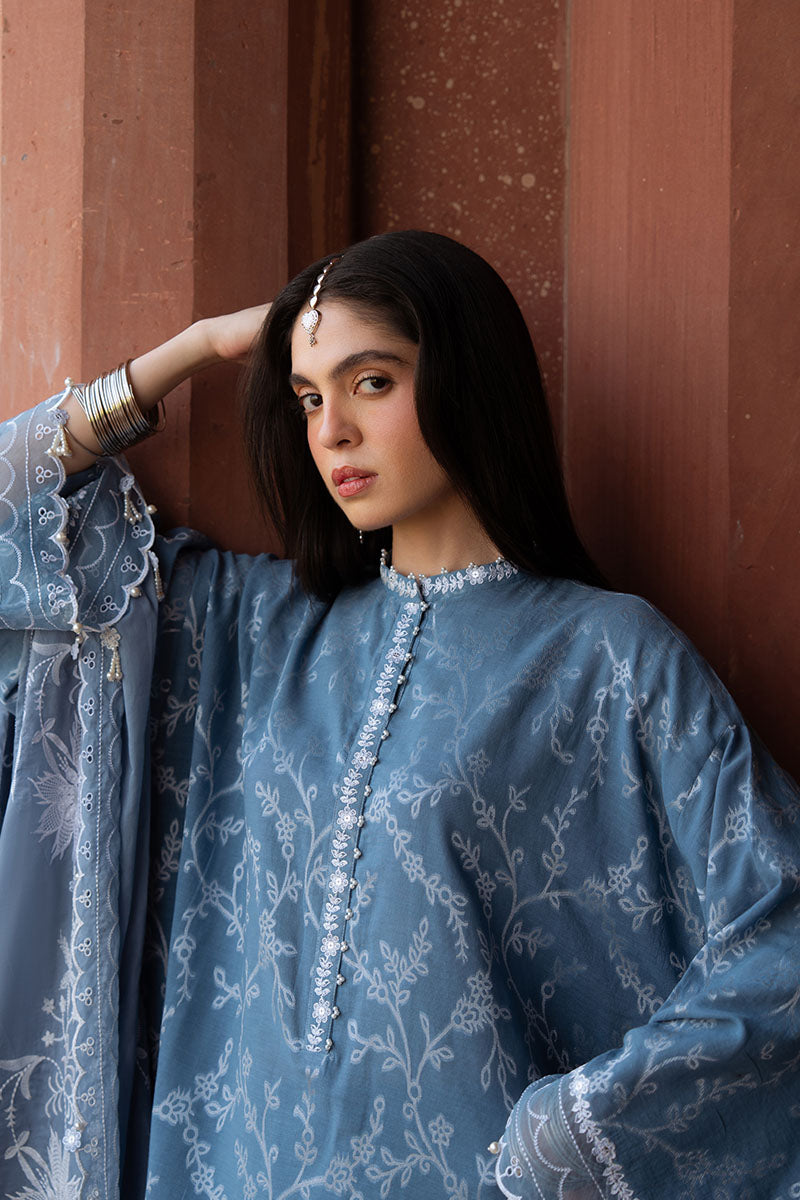SILVER MIST-3PC JACQUARD SUIT