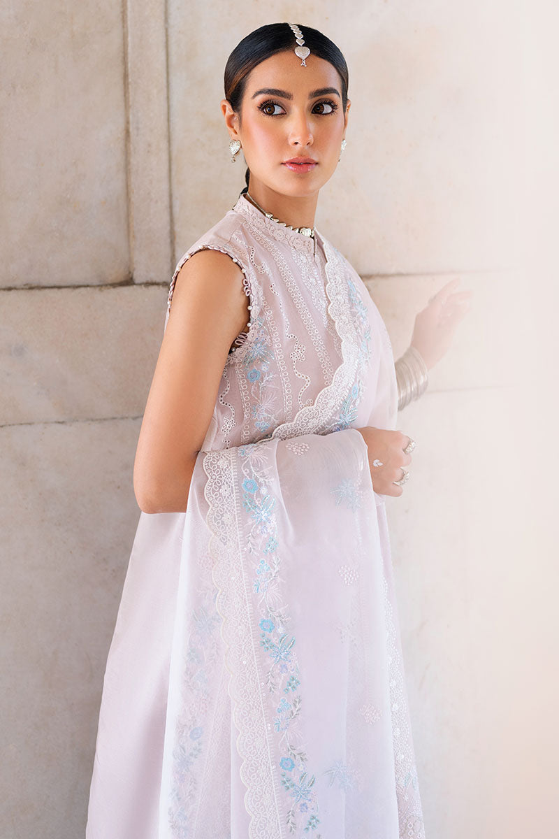 HUSHED MAUVE-3PC (SHIRT, TROUSER & DUPATTA)