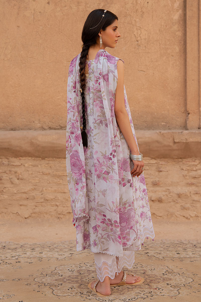LILAC HINT-3PC PRINTED LAWN SUIT