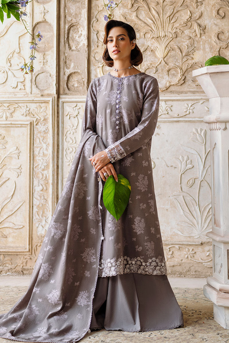 DESERT TAUPE-3PC (SHIRT, TROUSER & DUPATTA)