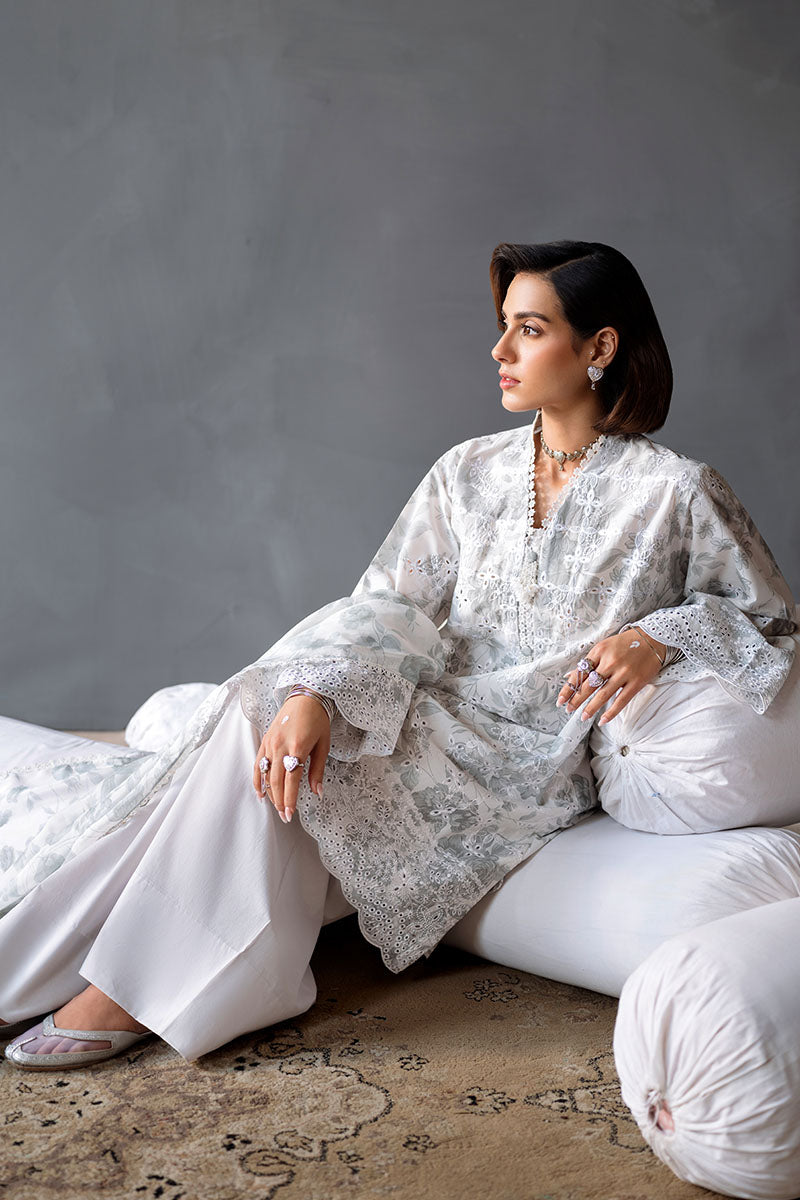 MESH BLOOM-3PC (SHIRT, TROUSER & DUPATTA)