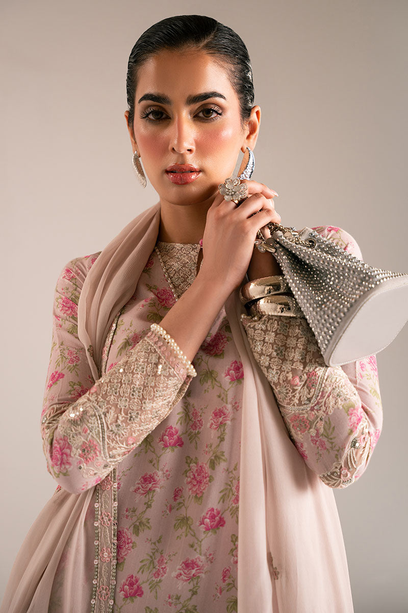 HUSHED VOILET-2PC (SHIRT & DUPATTA)