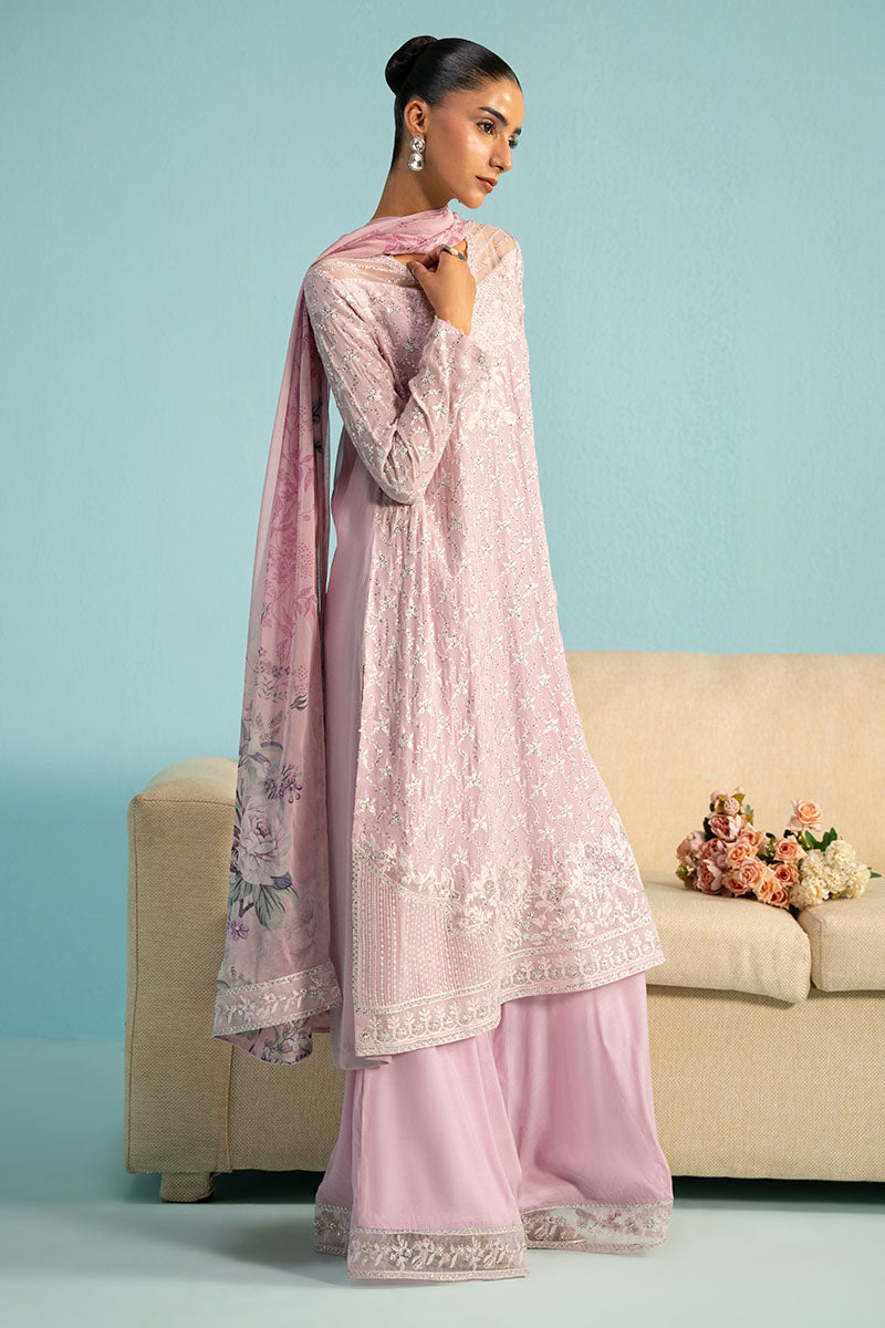 LAVENDER BLING-3PC (SHIRT, TROUSER & DUPATTA)